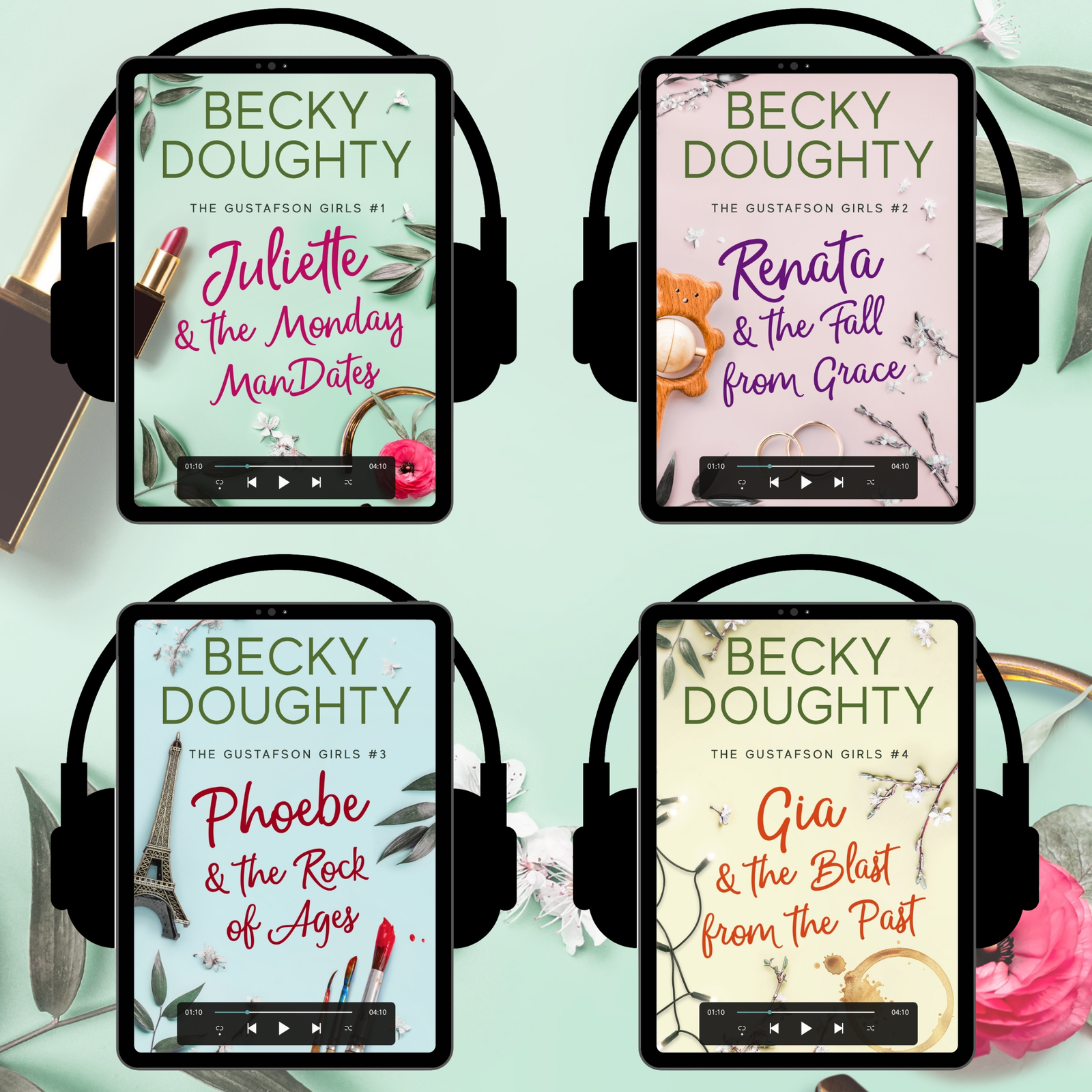 Audiobook Bundle Gustafson Girls 1-4